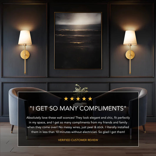 LW™ WIRELESS WALL SCONCES